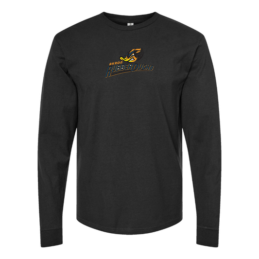 Men's Akron RubberDucks Logo Long Sleeve T-Shirt