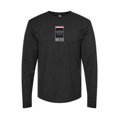 Youth Monteverdi Logo Cotton Long Sleeve T-Shirt