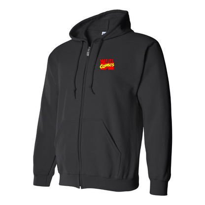 Men's Marvel Comics Logo Zipper Hoodie