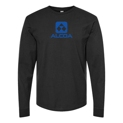 Men's Alcoa Logo Cotton Long Sleeve T-Shirt