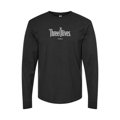 Youth Three Olives Logo Cotton Long Sleeve T-Shirt