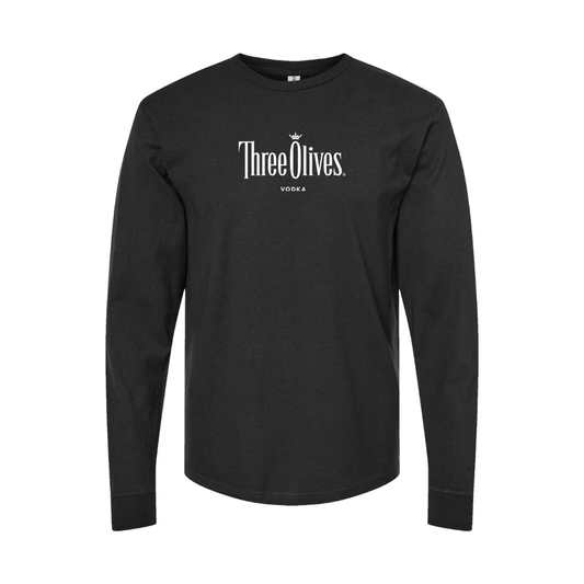 Youth Three Olives Logo Cotton Long Sleeve T-Shirt