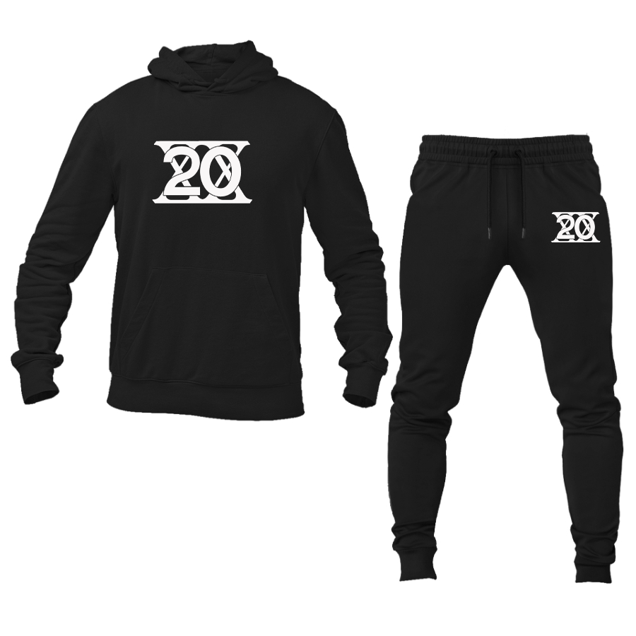 Men's Twentieth Century Motor Car Corporation Logo Hoodie Joggers Set