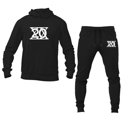 Men's Twentieth Century Motor Car Corporation Logo Hoodie Joggers Set
