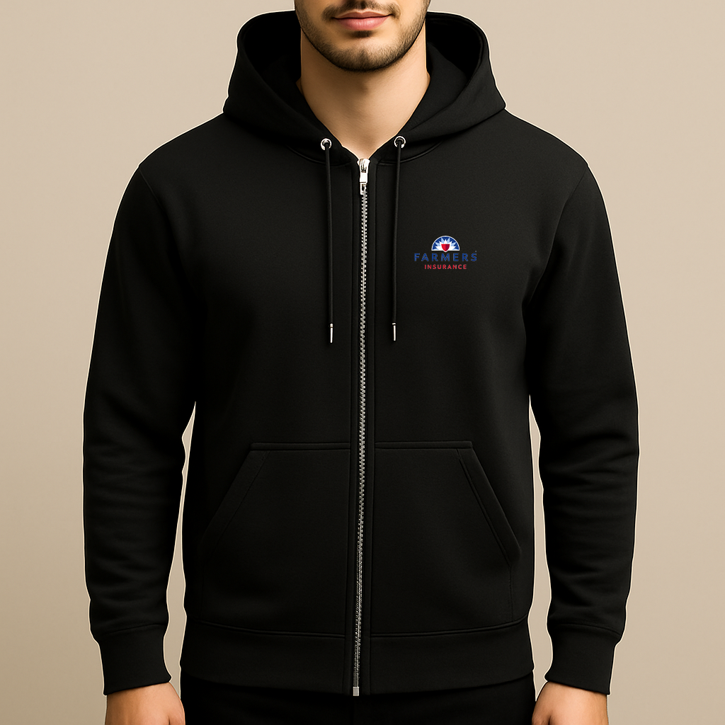 Men's Farmer_s Insurance Logo Zipper Hoodie
