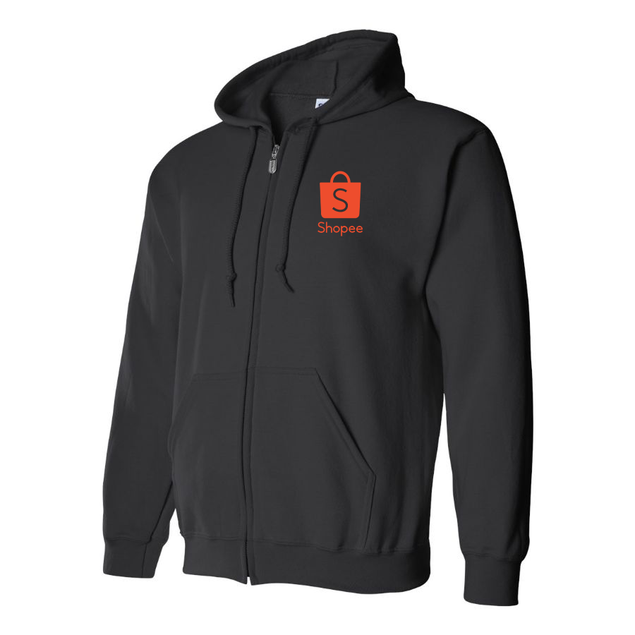 Men's Shopee Logo Zipper Hoodie