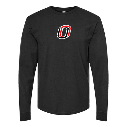 Youth Nebraska Omaha Mavericks Logo  Long sleeves