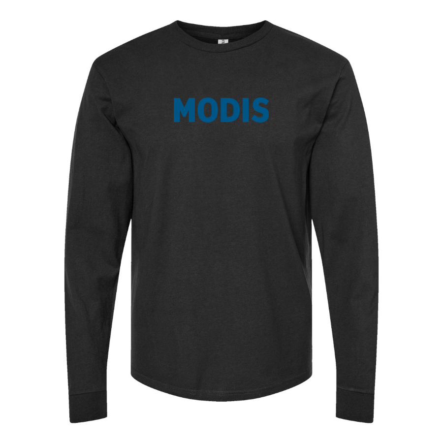Men's Modis Logo Cotton Long Sleeve T-Shirt