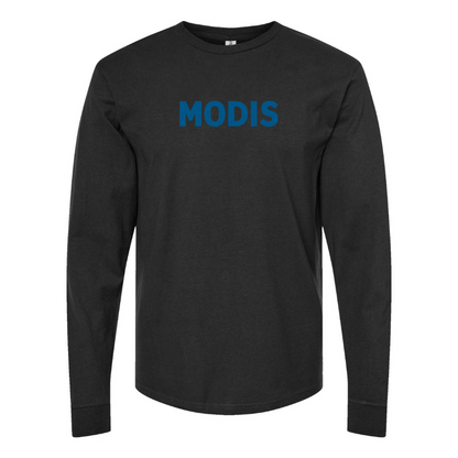 Men's Modis Logo Cotton Long Sleeve T-Shirt