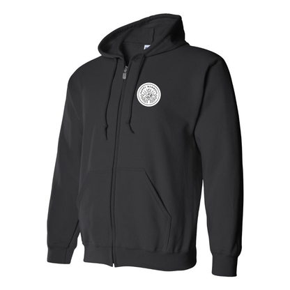Men's Happy Mammoth Logo Zipper Hoodie