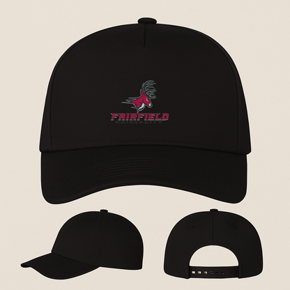 Fairfield Stags Logo Five Panel Twill Snapback Cap