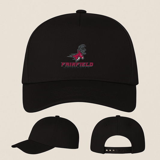 Fairfield Stags Logo Five Panel Twill Snapback Cap