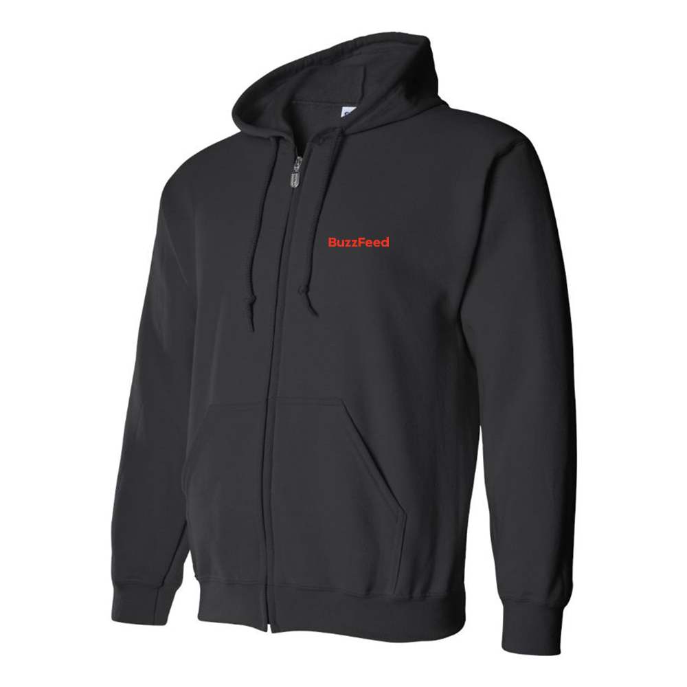 Men's BuzzFeed Logo Zipper Hoodie