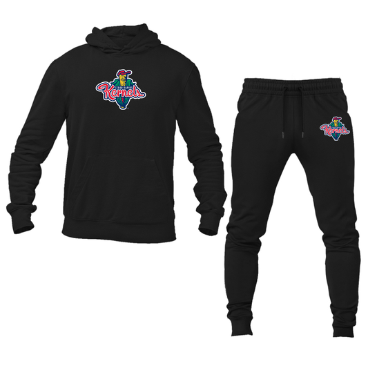 Men's Cedar Rapids Kernels Logo Hoodie Joggers Set