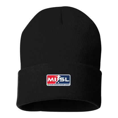 Major Indoor Soccer League Logo Beanie Hat