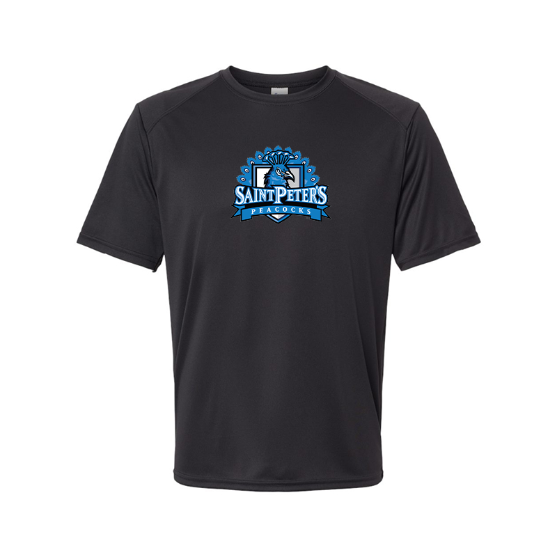 Men's Saint Peters Peacocks Logo Polyester T-Shirt