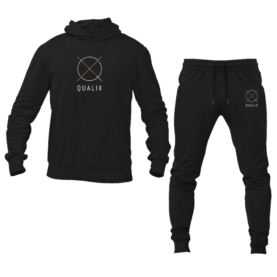 Men's QUALIX Logo Hoodie Joggers Set