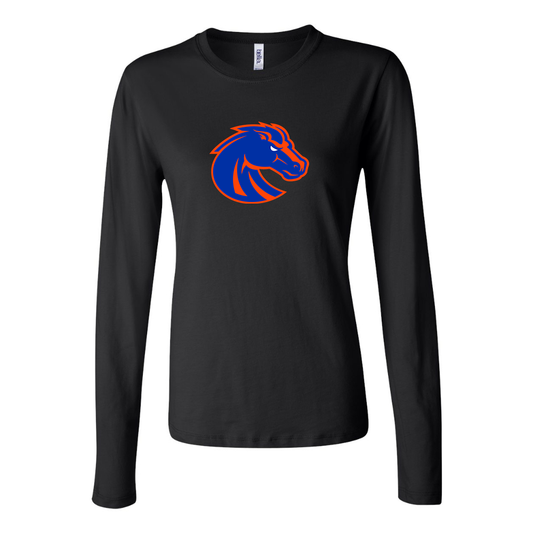 BELLA CANVAS Boise State Broncos Jersey Long Sleeve Tee