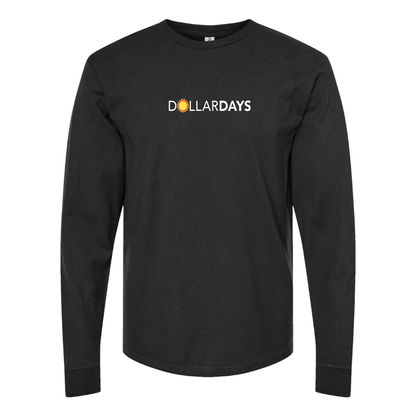 Men's Dollar Days Logo Cotton Long Sleeve T-Shirt