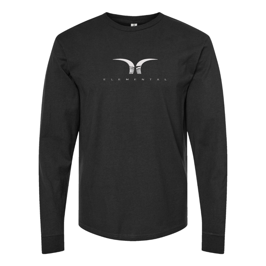 Youth Elemental Logo Cotton Long Sleeve T-Shirt