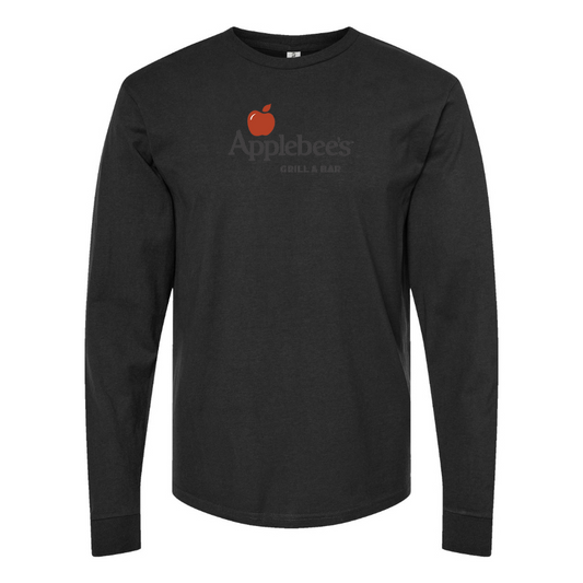 Men's Applebees Logo Cotton Long Sleeve T-Shirt