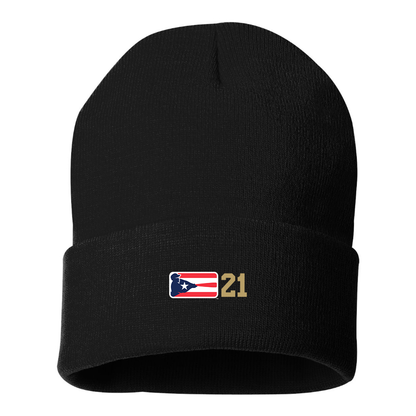 Liga de Beisbol Profesional Roberto Clemente Logo Beanie Hat