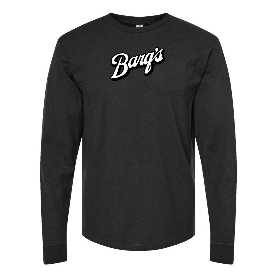 Men's Barqs Logo Cotton Long Sleeve T-Shirt