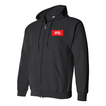 Men's IRA Logo Zipper Hoodie