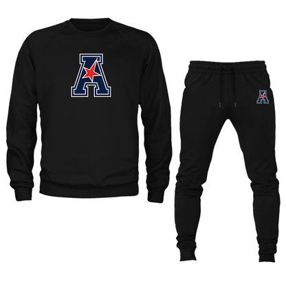 Men's  American Athletic Conference  Crewneck Sweatshirt Joggers Suit
