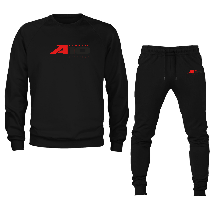 Men's  Atlantic 10 Conference  Crewneck Sweatshirt Joggers Suit