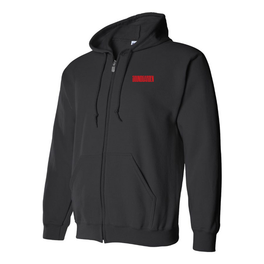 Men's Soundgarden Logo Zipper Hoodie