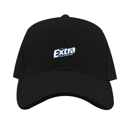 Extra Gum Logo  Dad Baseball Cap Hat