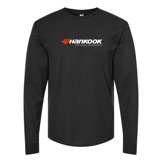 Men's  Hankook Logo Cotton Long Sleeve T-Shirt