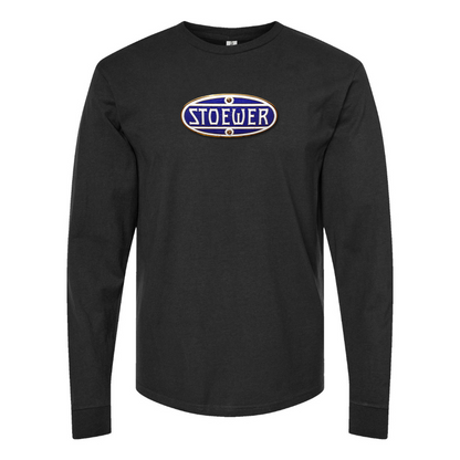 Men's Stoewer Logo Cotton Long Sleeve T-Shirt