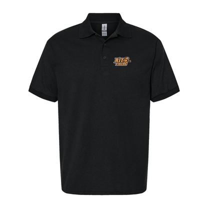 Men's RIT Tigers Logo Gildan Dry Blend Jersey Polo