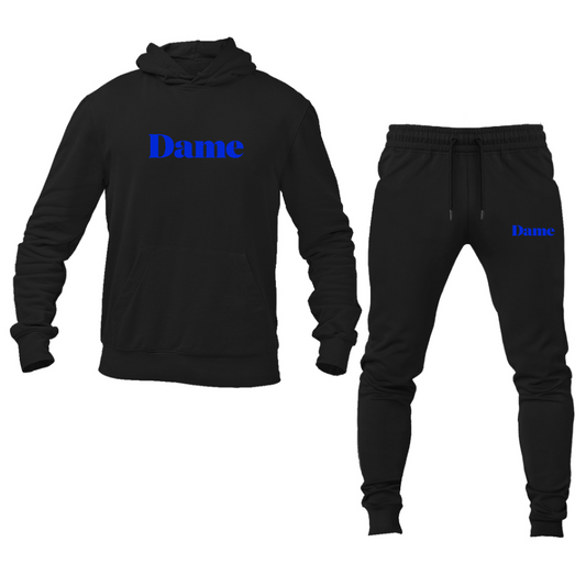 Men's Dame Products Logo Hoodie Joggers Set