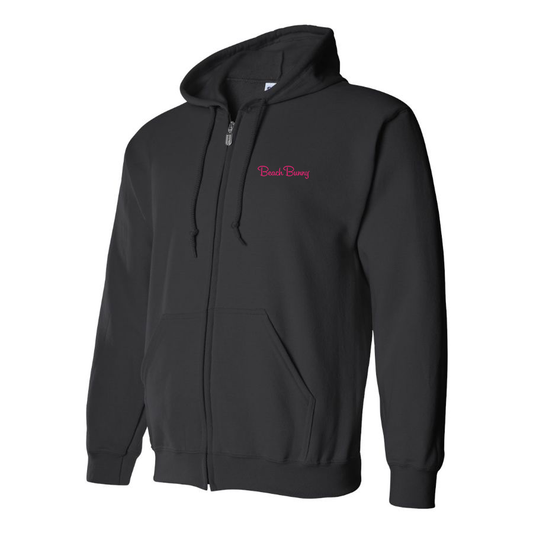 Men's Beach Bunny Logo Zipper Hoodie