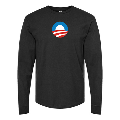Youth Obama Logo Cotton Long Sleeve T-Shirt