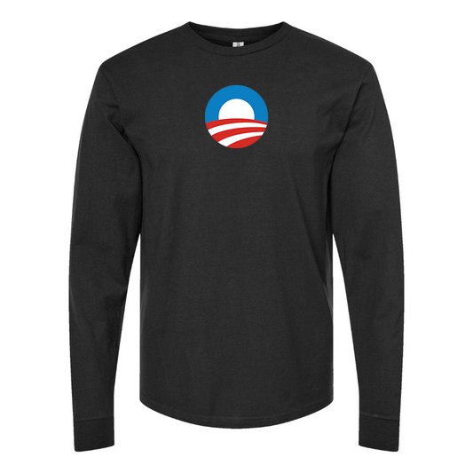 Youth Obama Logo Cotton Long Sleeve T-Shirt