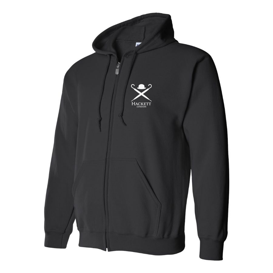 Men's Hackett London Logo Zipper Hoodie