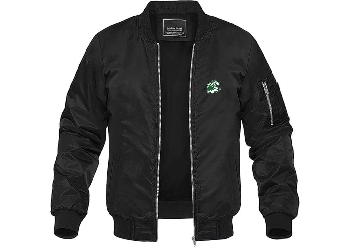 Men's Utah Valley Wolverines Lightweight Bomber Jacket Windbreaker Softshell Varsity Jacket Coat