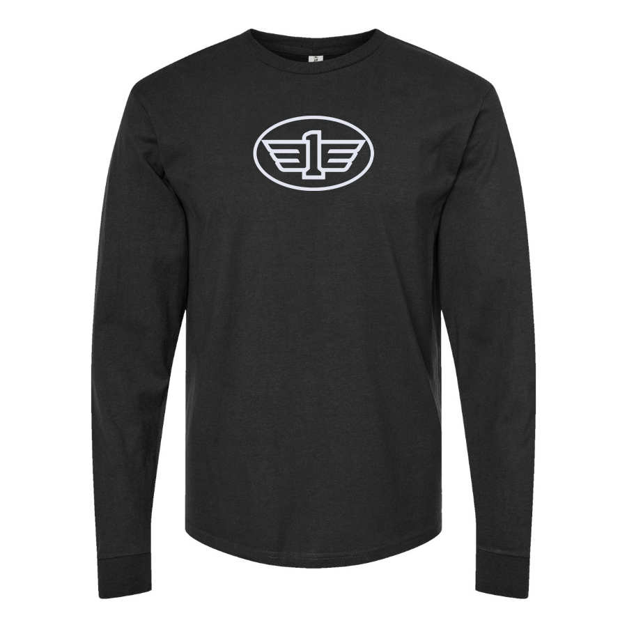Men's FAW Logo Cotton Long Sleeve T-Shirt