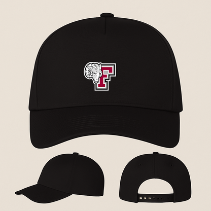 Fordham Rams Logo Five Panel Twill Snapback Cap