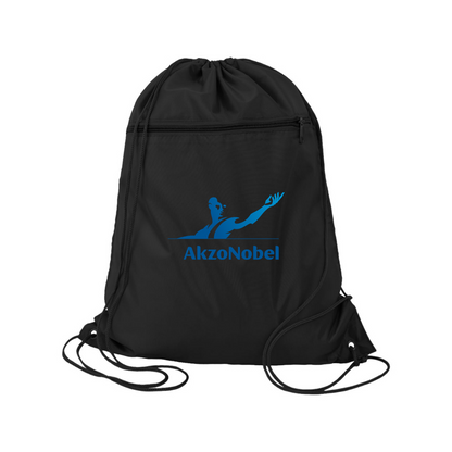 AkzoNobel Logo Q-Tees - Polyester Cinchpack