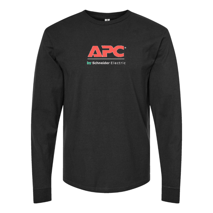 Men's APC  Logo Cotton Long Sleeve T-Shirt
