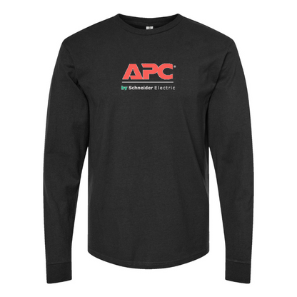 Men's APC  Logo Cotton Long Sleeve T-Shirt