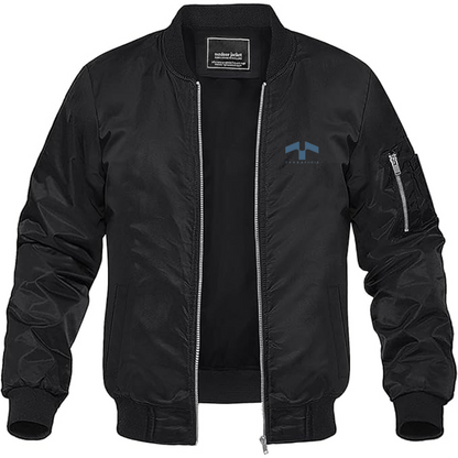 Men's Terrafugia Logo Lightweight Bomber Jacket Windbreaker Softshell Varsity Jacket Coat