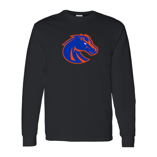 Men's Boise State Broncos  Gildan Heavy Cotton Long Sleeve T-Shirt