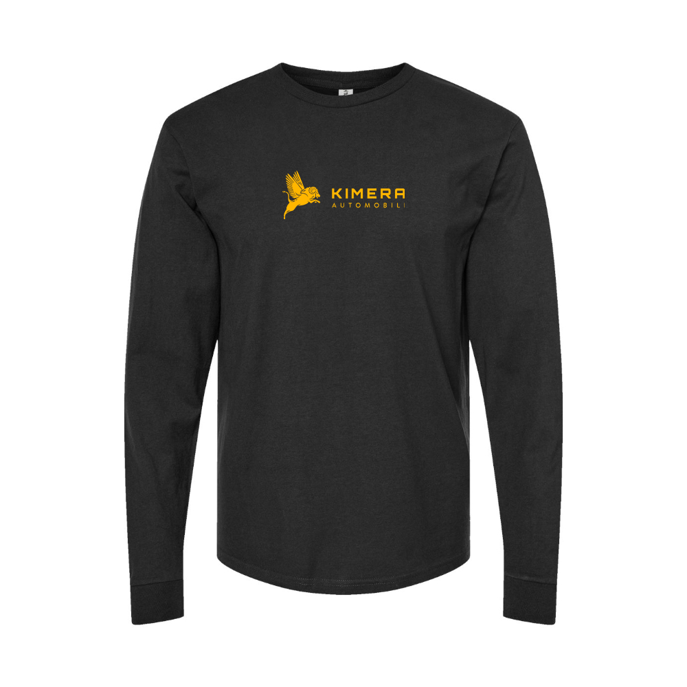 Youth Kimera Automobili Logo Cotton Long Sleeve T-Shirt