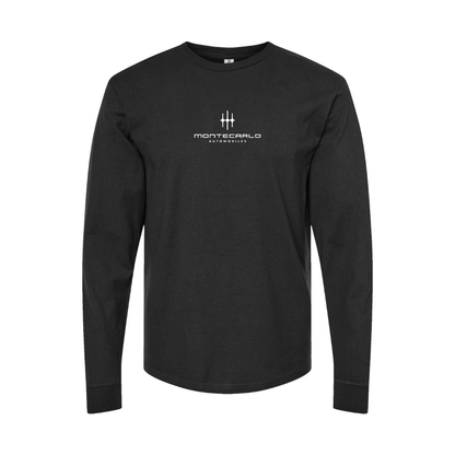 Youth Monte Carlo Automobiles Logo Cotton Long Sleeve T-Shirt